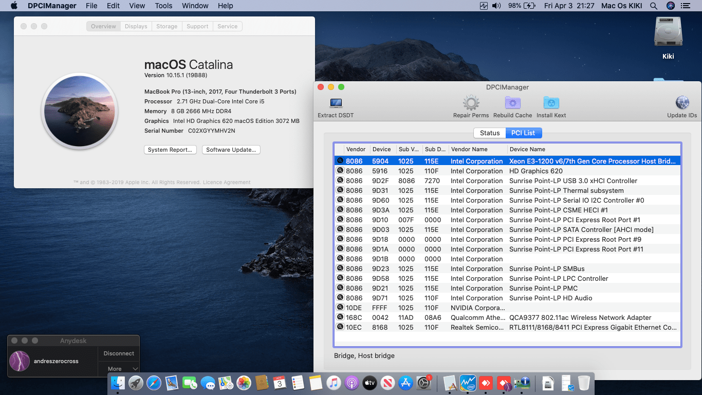 Acer Aspire E5 475G 59UG [KabyLake   Intel HD 620 + I2C] 2